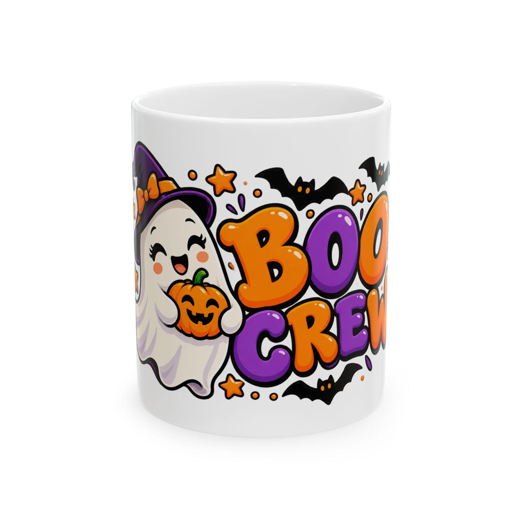 Boo Crew Halloween Ceramic Mug
