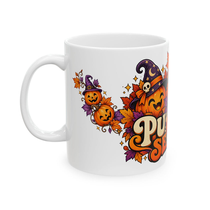 Pumpkin Season Halloween Ceramic Mug