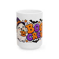Boo Crew Halloween Ceramic Mug