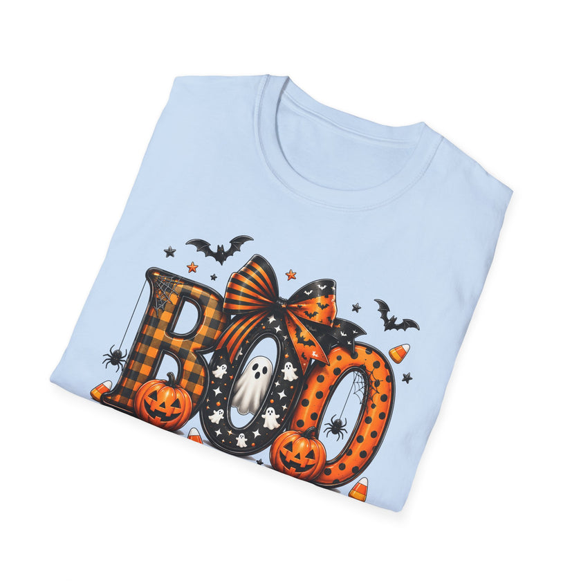 Halloween Boo Pumpkin Bat T-Shirt