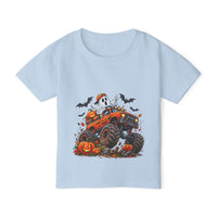Toddler T-Shirt Halloween Monster Truck Pumpkin Design
