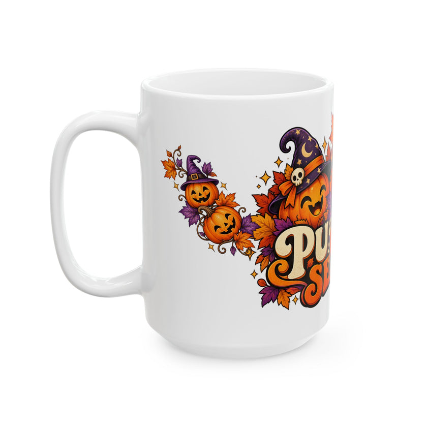 Pumpkin Season Halloween Ceramic Mug