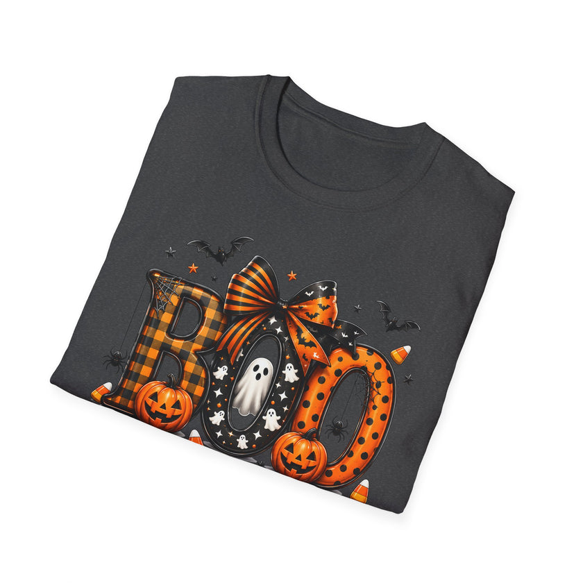Halloween Boo Pumpkin Bat T-Shirt