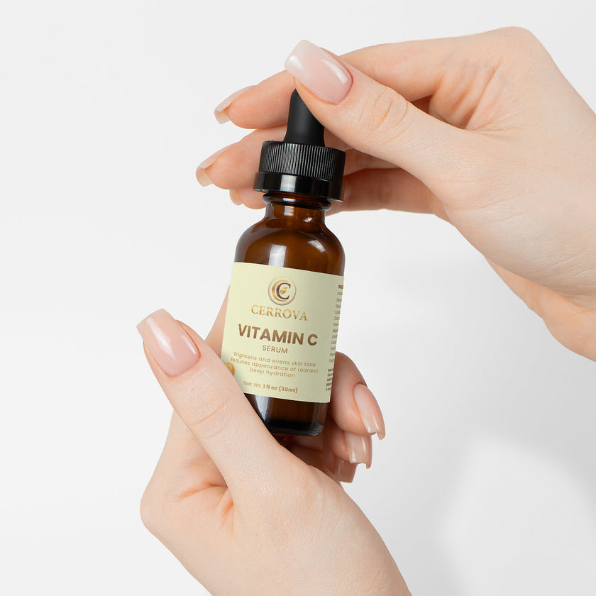 Cerrova Vitamin C Serum – Brightening & Hydrating Face Serum for Radiant Skin 1oz