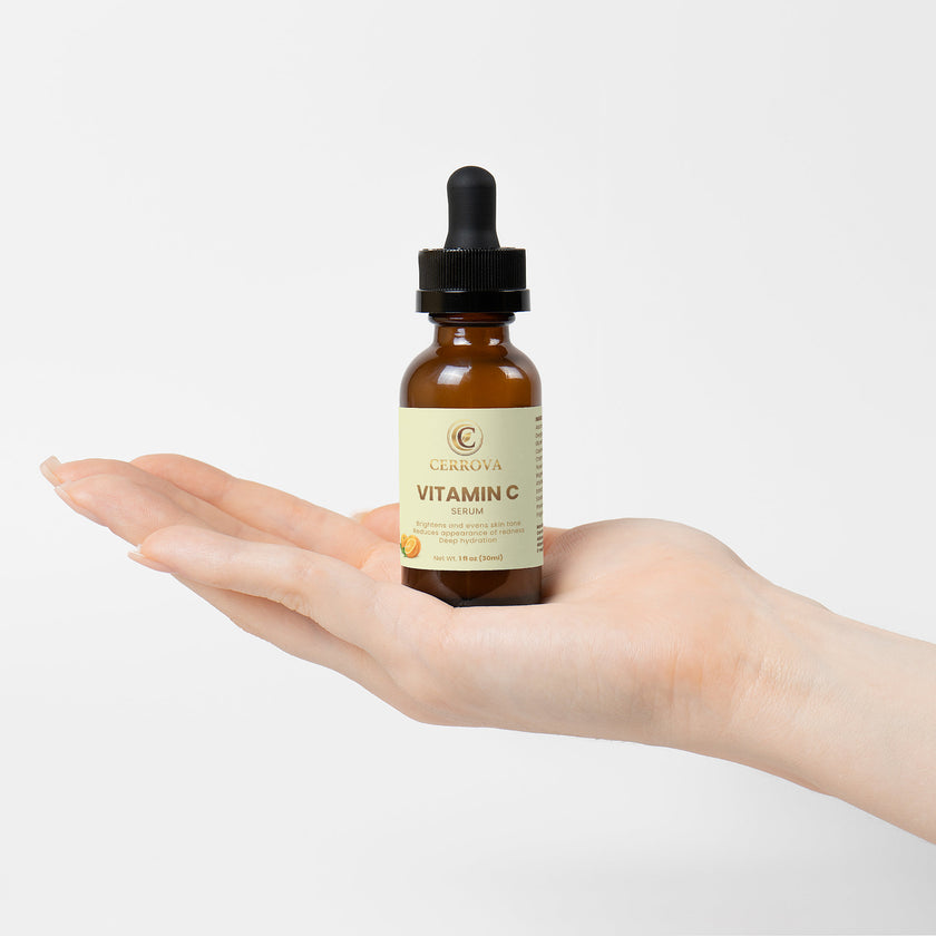 Cerrova Vitamin C Serum – Brightening & Hydrating Face Serum for Radiant Skin 1oz