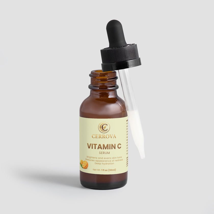 Cerrova Vitamin C Serum – Brightening & Hydrating Face Serum for Radiant Skin 1oz