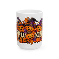 Pumpkin Season Halloween Ceramic Mug