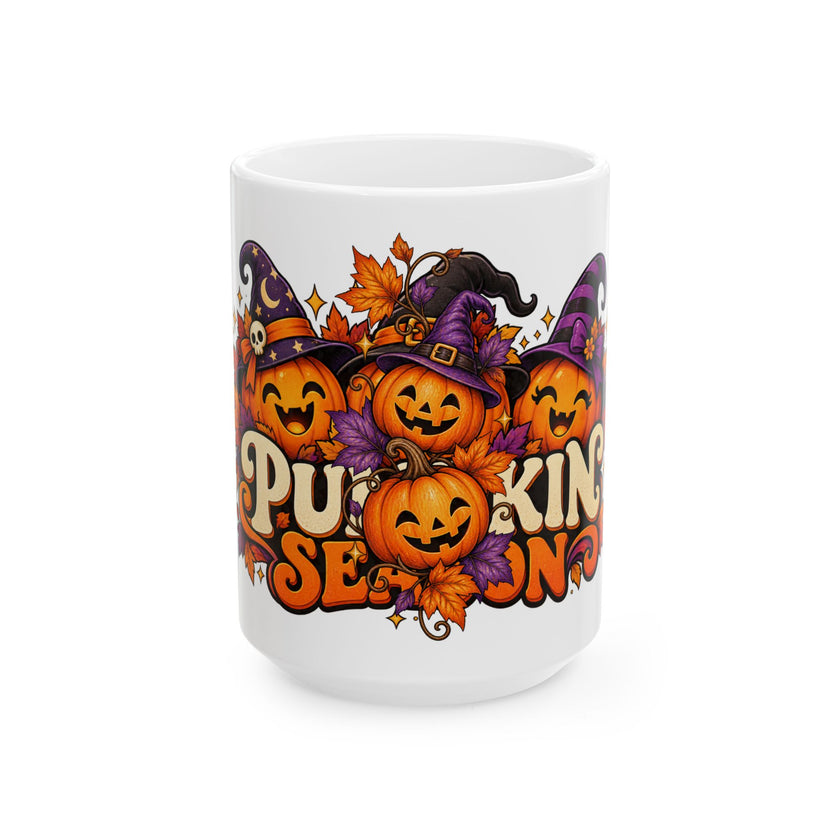Pumpkin Season Halloween Ceramic Mug