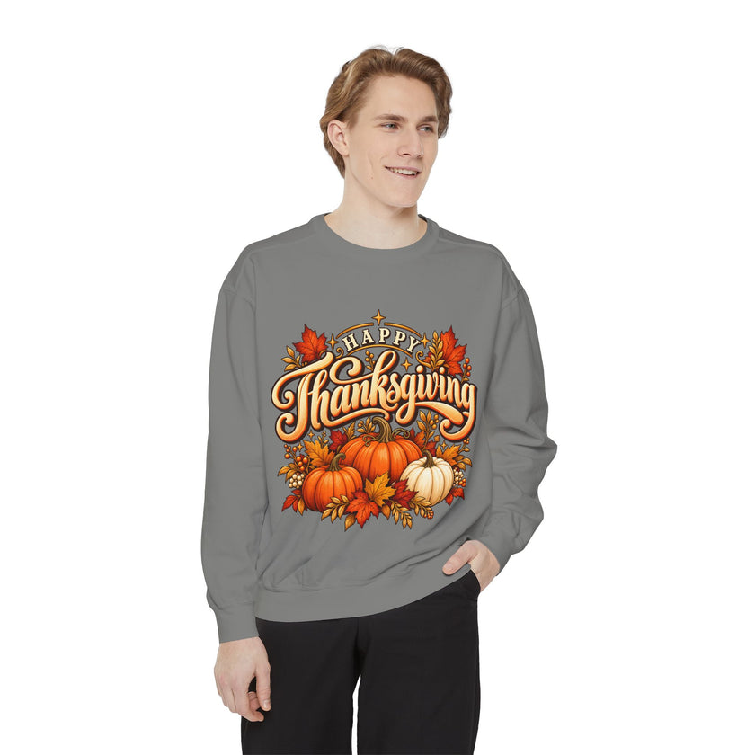 Happy Thanksgiving Pumpkin Sweatshirt