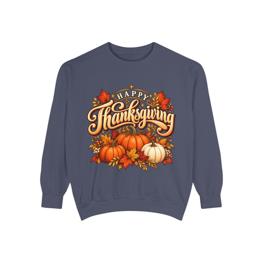Happy Thanksgiving Pumpkin Sweatshirt