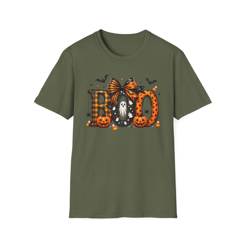Halloween Boo Pumpkin Bat T-Shirt