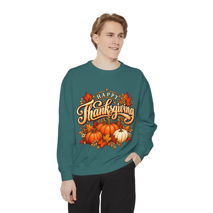 Happy Thanksgiving Pumpkin Sweatshirt