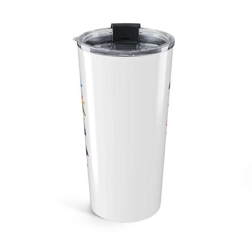 20oz Halloween Ghost Witch Tumbler – Colorful Spooky Drink Cup