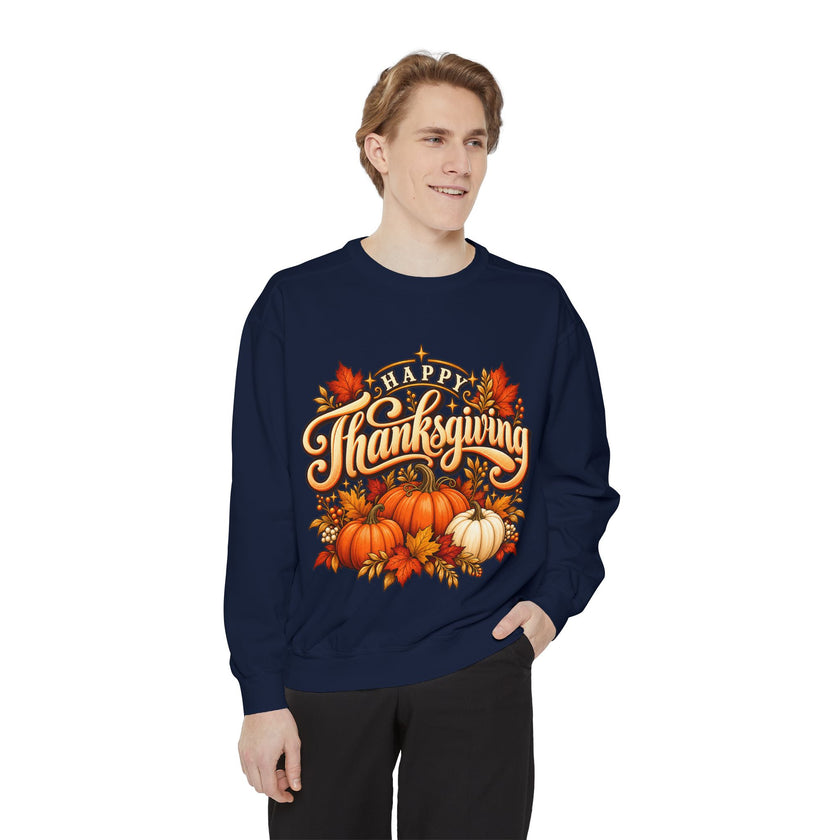 Happy Thanksgiving Pumpkin Sweatshirt