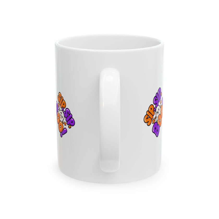 Boo Crew Halloween Ceramic Mug