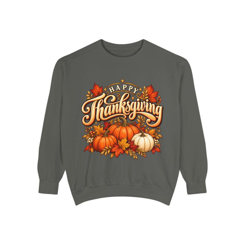 Happy Thanksgiving Pumpkin Sweatshirt