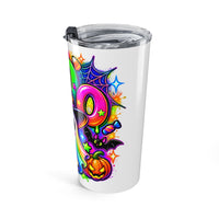20oz Halloween Ghost Witch Tumbler – Colorful Spooky Drink Cup