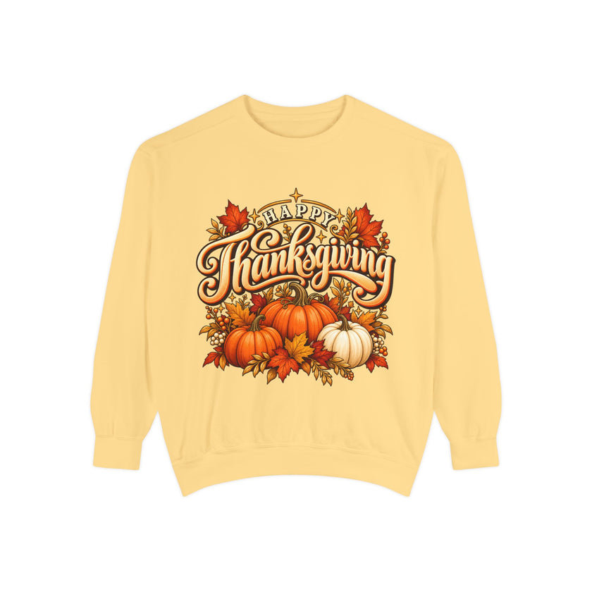 Happy Thanksgiving Pumpkin Sweatshirt